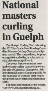 2017 Hy-Grade Steel Roofing Canadian Masters Curling Championship