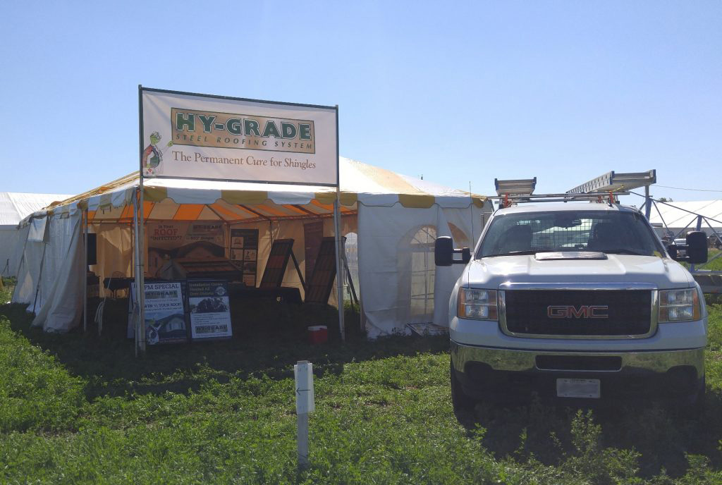 Hy-Grade-Steel-Roofing-System-Metal-Roofing-IPM-2016-Hy-Grade-Tent International Plowing Match